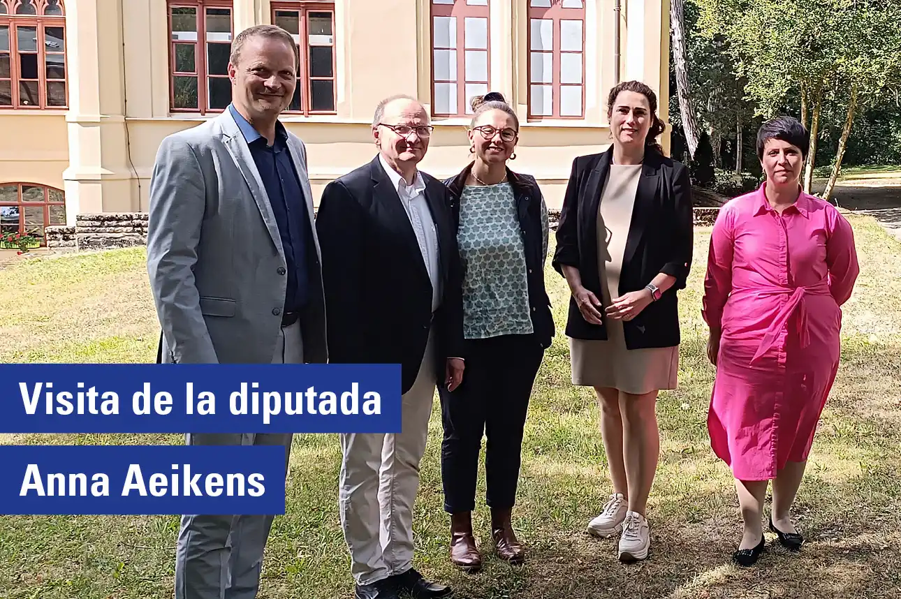 La diputada Anna Aeikens (CDU), recién elegida para el Bundestag, visitó nuestra empresa el 26 de agosto.